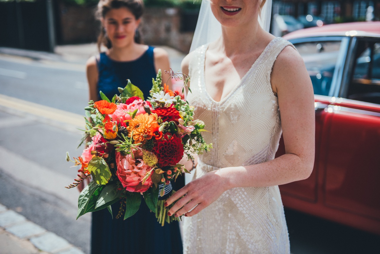 Bridal Bouquet, Joanna Carter Wedding Flowers, Oxfordshire, Buckinghamshire, Berkshire & London
