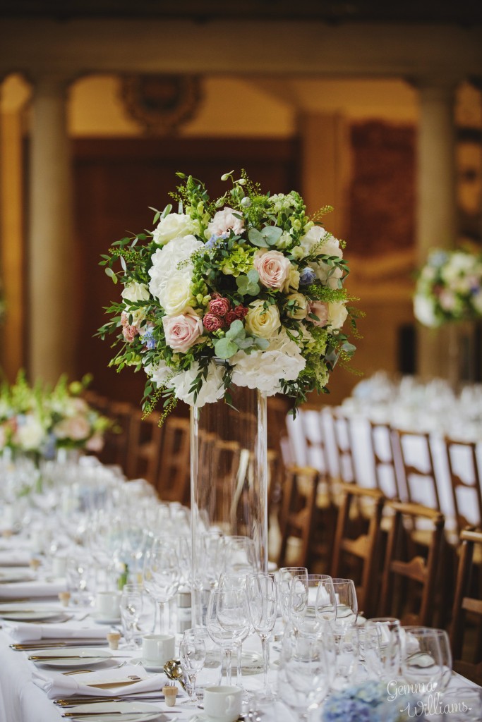 Table Flowers, Joanna Carter Wedding Flowers, Oxford, Oxfordshire, Buckinghamshire, Berkshire and London