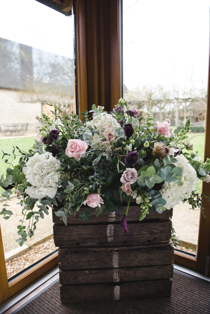 Reception Venue Flowers, Launton Tythe Barn. Joanna Carter Wedding Flowers, Oxford, Oxfordshire, Buckinghamshire, Berkshire and London